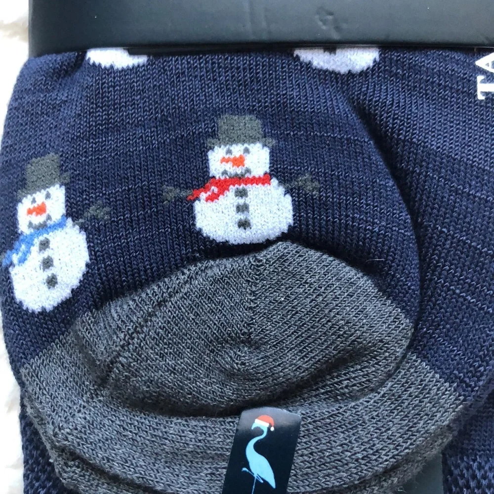 Tailorbyrd Men’s Snowman Holiday Dress Socks